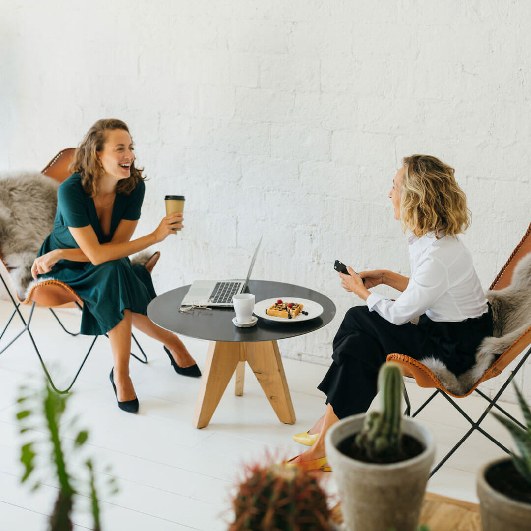 Couple reviewing finance optinos